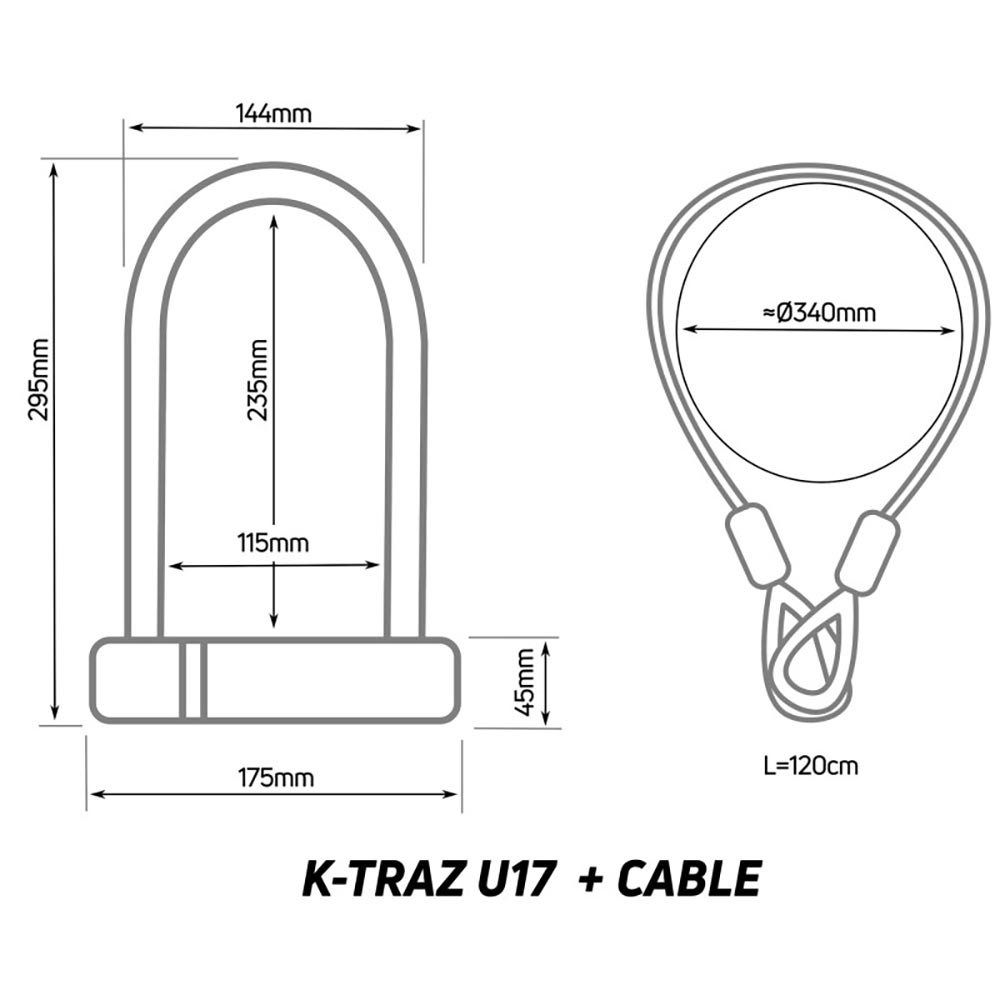 K-Traz U17 Cable Lock